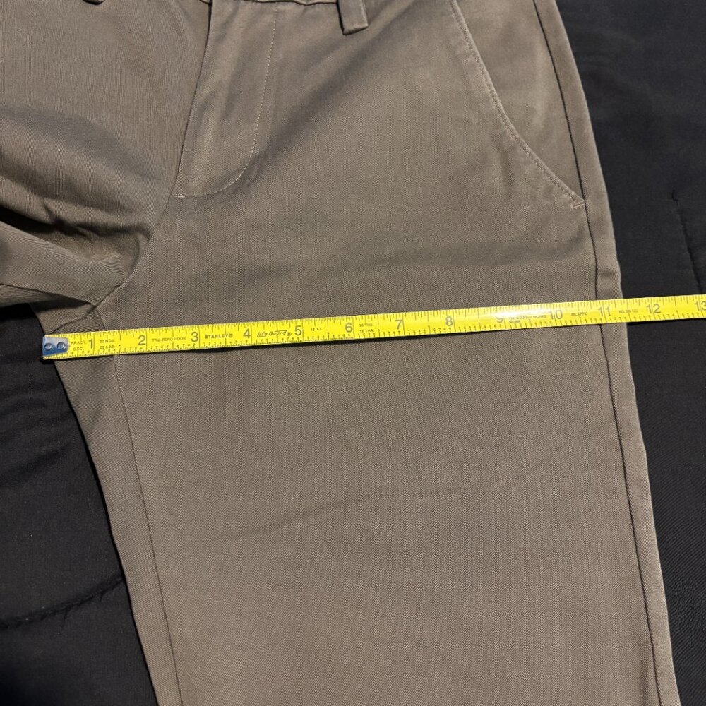 Dockers Pants 28x28 Slim Fit Workday Khaki Smart 360 Flex Dark Pebble/Brown - Picture 10 of 13